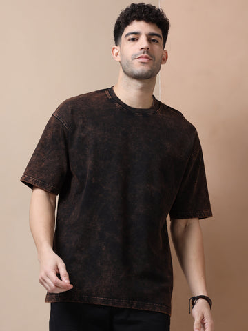 Acid wash tshirt (Black)