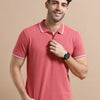 Regular polo Tshirt (Plum)