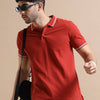 Regular polo Tshirt ( Brick )