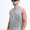 Regular Washed Vest ( Lt Grey )