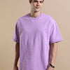 240 GSM OVERSIZE T SHIRT C-36 - LT.LAVENDER