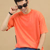 Acidwash Oversize Tshirt (Orange)