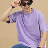 Acidwash Oversize Tshirt (Lavender)