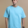 240 GSM OVERSIZE T SHIRT C-42 - OCEAN BLUE